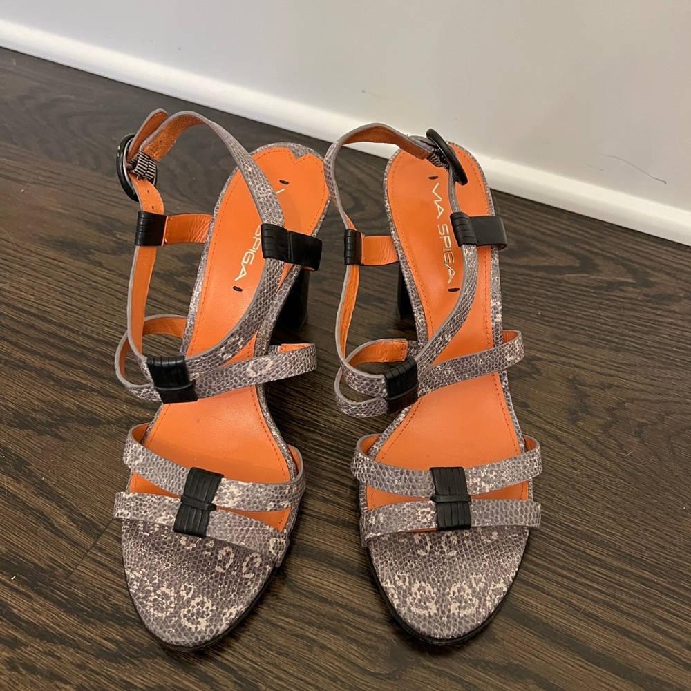 Via Spiga Python pattern sandals - Picture 2 of 6